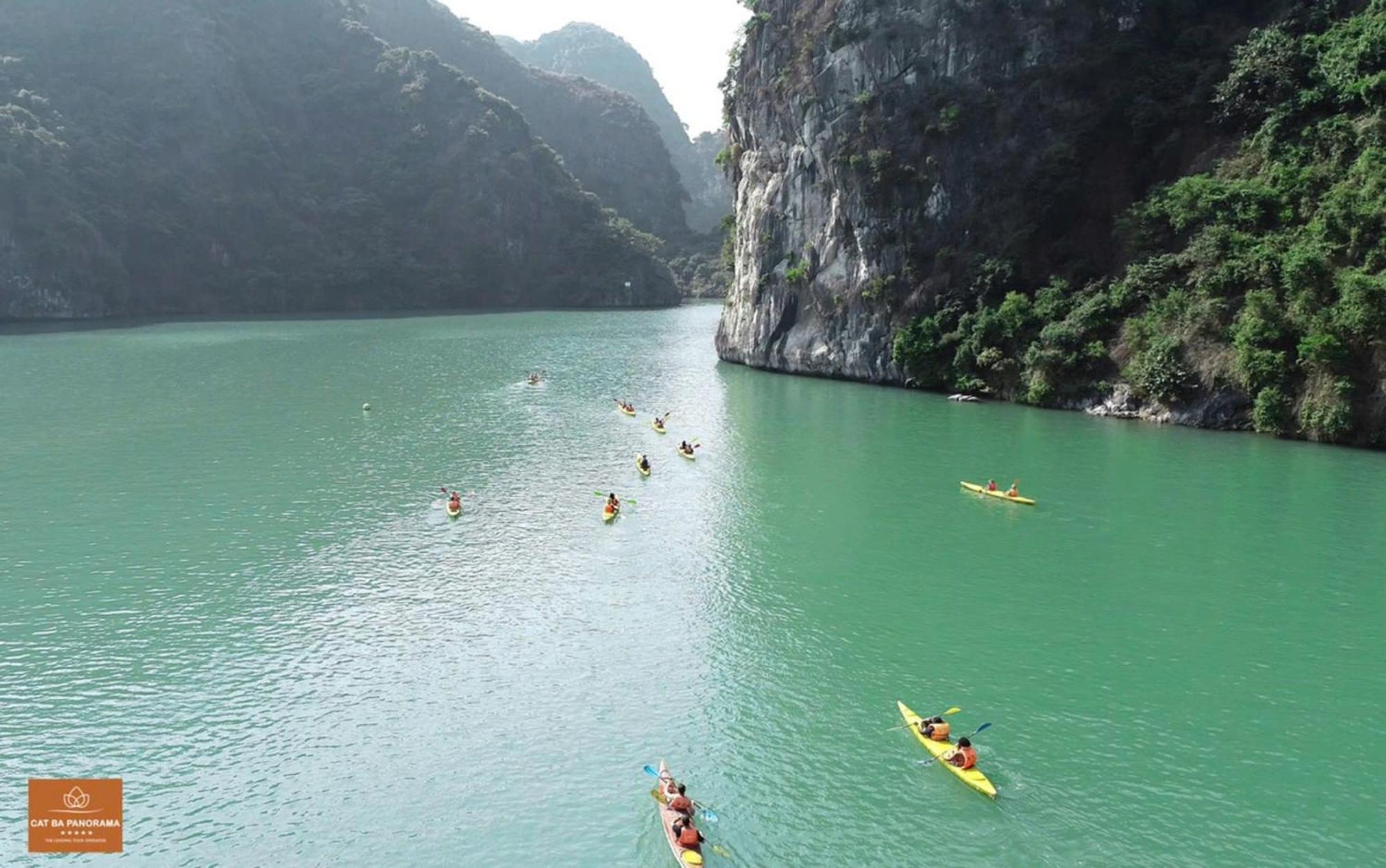 Green Mountain Cat Ba Hotel Dong Khe Sau Zewnętrze zdjęcie